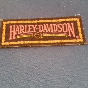Lady Harley Davidson Patch Motorcycle Chain Bar Shield Med 4" VTG HOG
